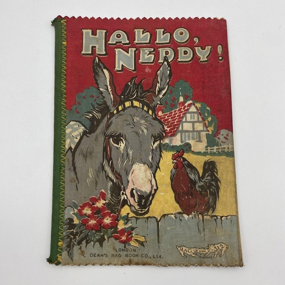 Other - RARE Antique Vintage Anonymous Hallo Neddy! Dean's Rag Book no. 312 London 1940s